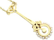 Antique Gold and Seed Pearl Necklace reverse