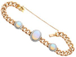 Antique opal and diamond bracelet open