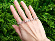 antique pearl and diamond bracelet outside
