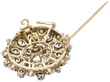 Diamond Brooch open