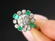 diamond emerald ring
