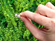 Diamond Twist Ring Outside