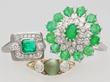 green gemstone rings