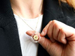 Wearing Sapphire Pendant