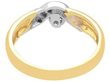 vintage solitaire twist ring back