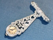 diamond platinum fob watch