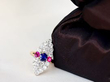 Victorian Navette Shaped Ring with gemstones