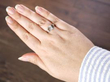Art Deco Diamond Dress Ring wearing
