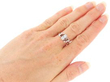 wearing Art Deco Diamond Dress Ring