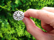 diamond cluster ring outside