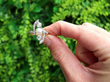 Art Nouveau Pearl and Diamond Ring outside