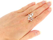 Art Nouveau Pearl and Diamond Ring wearing