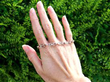 Antique Yellow Gold Bracelet with Diamonds outside