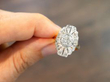 Art Deco Diamond Ring in yellow gold