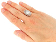 Art Deco Diamond Ring wearing