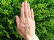 pearl cross pendant outside