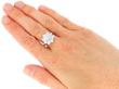 Vintage Floral Cluster Ring wearing