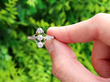 antique vertical trilogy ring outside