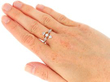 wearing antique vertical trilogy ring