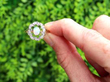 opal diamond cluster ring outside