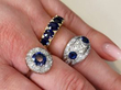 sapphire rings on hand