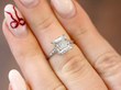 diamond ring on hand