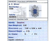 sapphire and diamond ring grading card