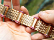 ruby gold bracelet