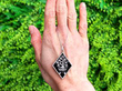 onyx diamond pendant outside