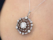 antique diamond pendant