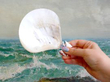 Vintage silver and Mother of Pearl Dish