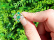 Emerald and Diamond Dress Ring outside