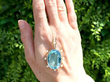 aquamarine and pearl yellow gold pendant outside