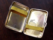 Rose Gold and Enamel Cigarette Case open