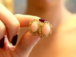Pink Coral Earrings