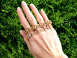 pearl bracelets outside