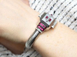 wearing ruby and diamond watch