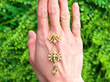 peridot pearl pendant outside