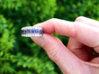 sapphire eternity ring outside