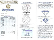 Ruby and Diamond Trilogy Ring certificate