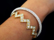 wearing diamond bangles