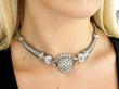 Diamond Necklace Bracelet wearing