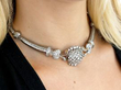 wearing Diamond Necklace Bracelet