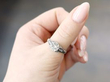1.64 Carat Diamond Ring being worn