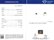 Sapphire and Diamond Ring White Gold GCS certificate