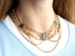 Lapis Lazuli Necklace wearing