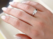 Princess Cut Diamond Ring being worn