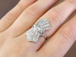 diamond dress ring on hand