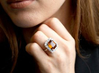 citrine ring on hand