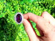 Amethyst Ring Outside